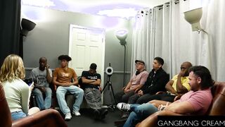 hot Blonde Cutie Interviewed , Blowing Dicks And Anal Creampied
