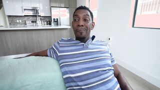 Harley King meets her new step-dad and his bbc