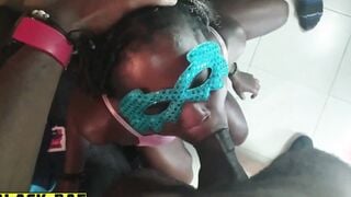 I pounded my 2 step cousins while and cum into their mouths my step aunt goes to work