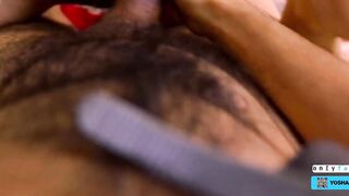 Skinny teenager Takes Cum On Her Butt and Legs Compilation