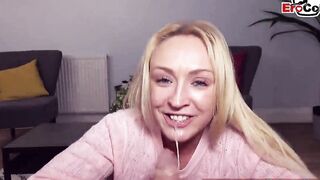 British blonde Women next door pick up from german tourist