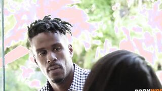 Erotic Sex Hungry Teenie Maya Bijou Blows And Fucks big black dick Realtor While Her Parents Are Away