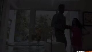 Erotic Sex Hungry Teenie Maya Bijou Blows And Fucks big black dick Realtor While Her Parents Are Away