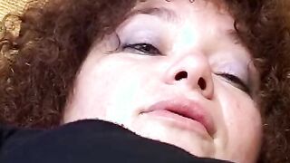Bolognese housewife masturbates at home with a dildo