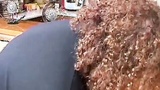 Bolognese housewife masturbates at home with a dildo