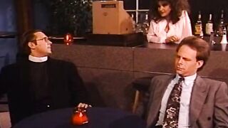 Priest breaks his vows and sticks his penis into the forbidden twat of a domina
