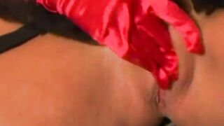 freaky pvc thot warms up her vagina waiting for a thick rough boned