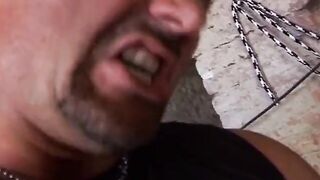 Into the basement Cutie 19 year old fucks her turned on hole into pvc