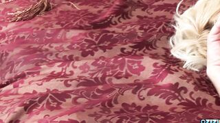 This blonde mom likes hard sex so she lets the dude pounded her really rough