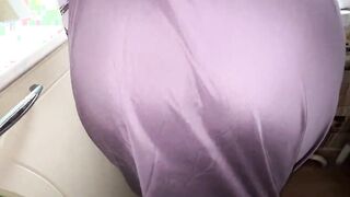 Older milf with a long and hot butt waited for anal sex on the floor