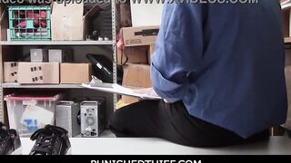 PunishedThief -Tiny Hooters Slender Eighteen Young cunt with mouth Ride into a Big Penis Gracie May Green