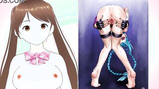 Try Not To Cum Challenge to Anime League Of Legends (Rule 34, Lewd VTuber)