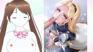 Try Not To Cum Challenge to Anime League Of Legends (Rule 34, Lewd VTuber)