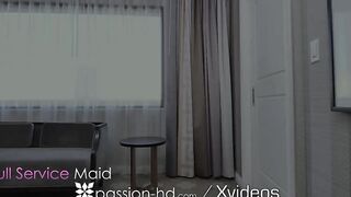 PASSION-HD Full Service Maid Polishes Off Long Penis