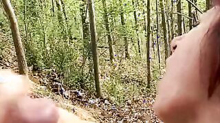 Real old Italian bimbo fuck into the open air