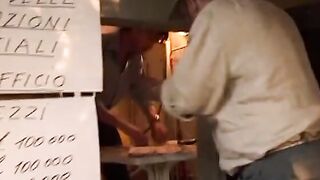 Doppio cazzo all'aperto