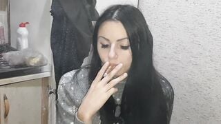 My bdsm gf smokes and watches me have sex with another chick - Lesbo-illusion