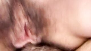 Italian old with unshaved snatch loves anal sex and cum