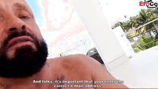 GERMAN SEX TOURIST MEET AND FUCKED! SLIM MEXICAN 18 year old YO SLUT
