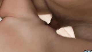 Nerdy sitter has her tight shaved vagina eaten by her brothers best friend