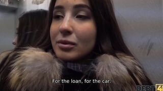 DEBT4k. Collector finds goddess debtor and stuffs her cunny with rough penis