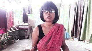 Why punjab cunt with mouth Looks So Cutie into Red Saree ?