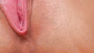 Petite German Bae stuffing a big sex toy inside her twat
