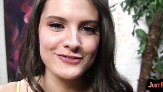 point of view 18 pussyfucked while talks crazy before oiled hand job