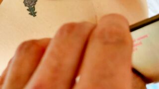 Cougar French real private amateur asshole shaving assfucking buttplug deep anal cummed