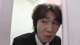 Japanese secretary Mai Takizawa sucks penis, uncensored
