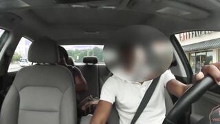Professional Moe auditions Uber passenger for porn shoot