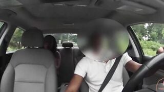 Professional Moe auditions Uber passenger for porn shoot