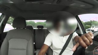 Professional Moe auditions Uber passenger for porn shoot