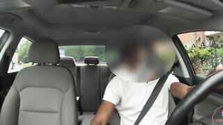 Professional Moe auditions Uber passenger for porn shoot