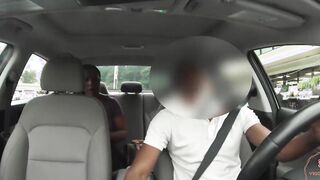 Professional Moe auditions Uber passenger for porn shoot