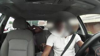 Professional Moe auditions Uber passenger for porn shoot