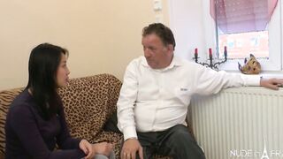 Bae french eastern skank gets her butt banged for a casting couch