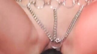 3 Way boned inside the workshop for friends eager for penis