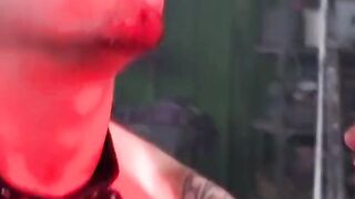3 Way boned inside the workshop for friends eager for penis