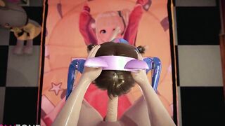 Adorable D.va gets plowed - Overwatch Anime Uncensored