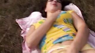 An excellent nailed inside nature makes Michela's nympho happy
