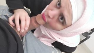 Young lady caught me jerking off. Risky jacking off and Dickflashing.
