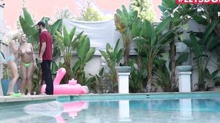 SCAM ANGELS - #Bailey Brooke #Kiara Cole #Logan Big - Afternoon Pool