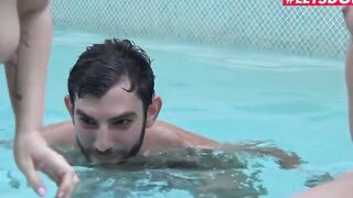 SCAM ANGELS - #Bailey Brooke #Kiara Cole #Logan Big - Afternoon Pool