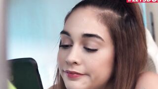 LETSDOEIT - (Ginebra Bellucci & Darrell Deeps) Spanish teenagers Yo Getting huge ebony penis From