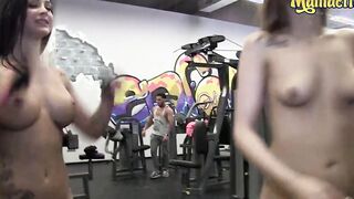 CHICAS LOCA - (Susy Gala & Charlotte Barely Legal) Cunt Training At The