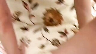 Italian women who loves to masturbate with 2 sex dildos