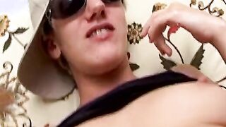 Italian women who loves to masturbate with 2 sex dildos