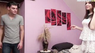 LA NOVICE hot 19 Yo Angela Kiss Getting Anal From Craving