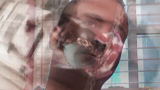 Chained milf with a gag ball inside her mouth gets penetrated by a stud